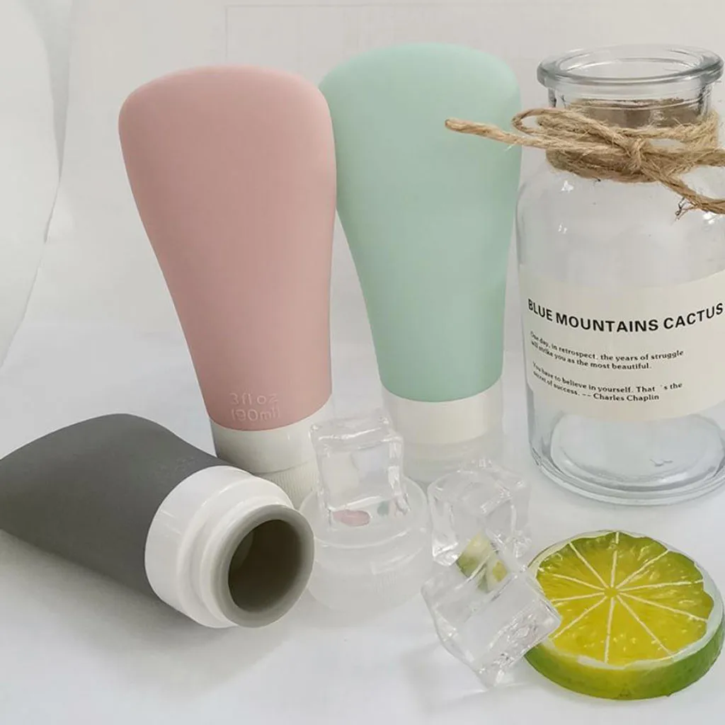 Герметичные многоразовые бутылки косметическая бутылка пустые тубы дорожные