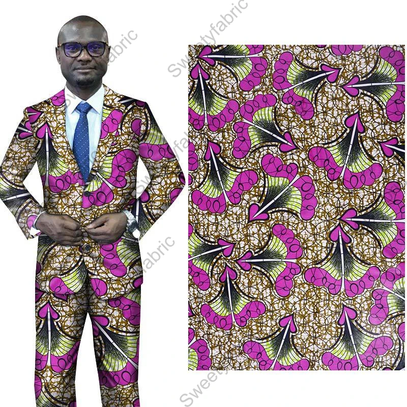 100% хлопок Африканский принт вощеная ткань голландский Голландский стиль