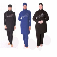 2021 muslim swimwear islamic full cover modesty plus size summer beach swim wear arab women beachwear burkini swimsuit burkinis