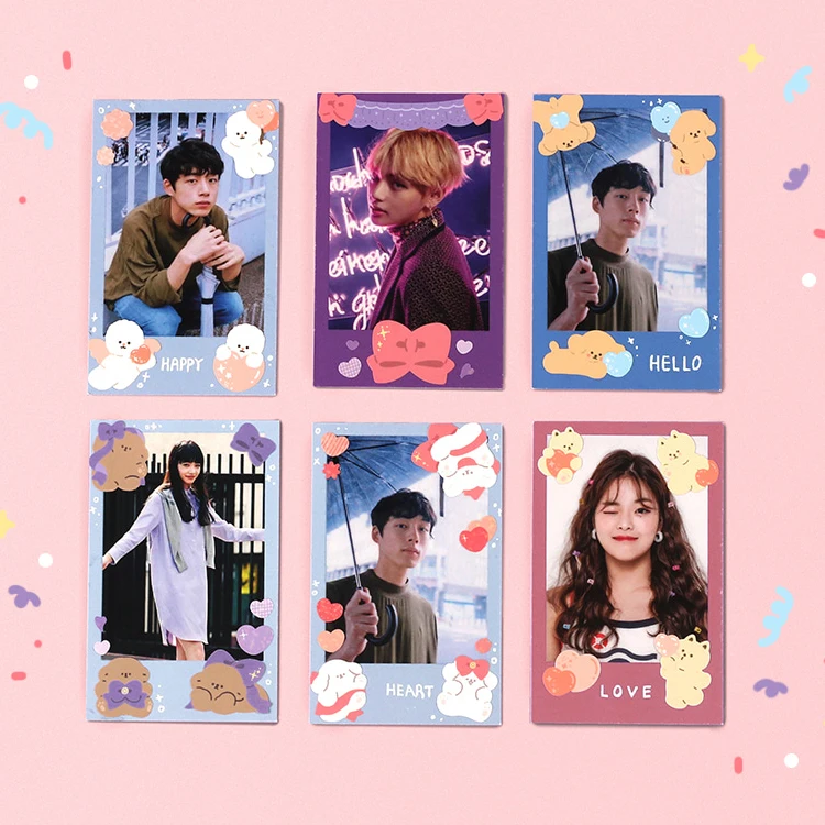 

Корейский оригинальный съемный альбом декоративные наклейки Многофункциональный дневник ручной аккаунт Фотокарточка украшение