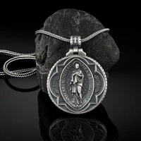 religious jewelry on the neck christian virgin maria pendant necklaces for man catholic new mens chain necklace accessories