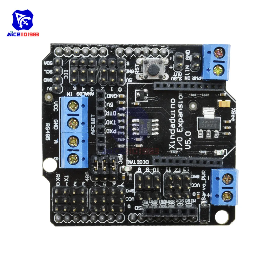 Расширительный модуль датчика ввода/вывода diymore V5.0 Xbee макетный щит RS485 V5 Для