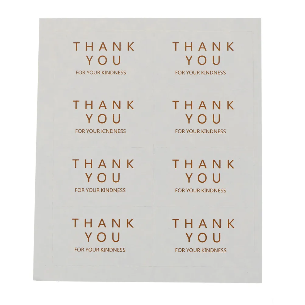 96 шт./лот конфетная печать наклейка прямоугольная ручная работа черный и белый