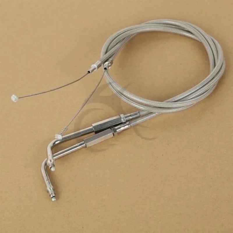 Кабель дроссельной заслонки из нержавеющей стали для мотоцикла 80/90/120/130 см Harley