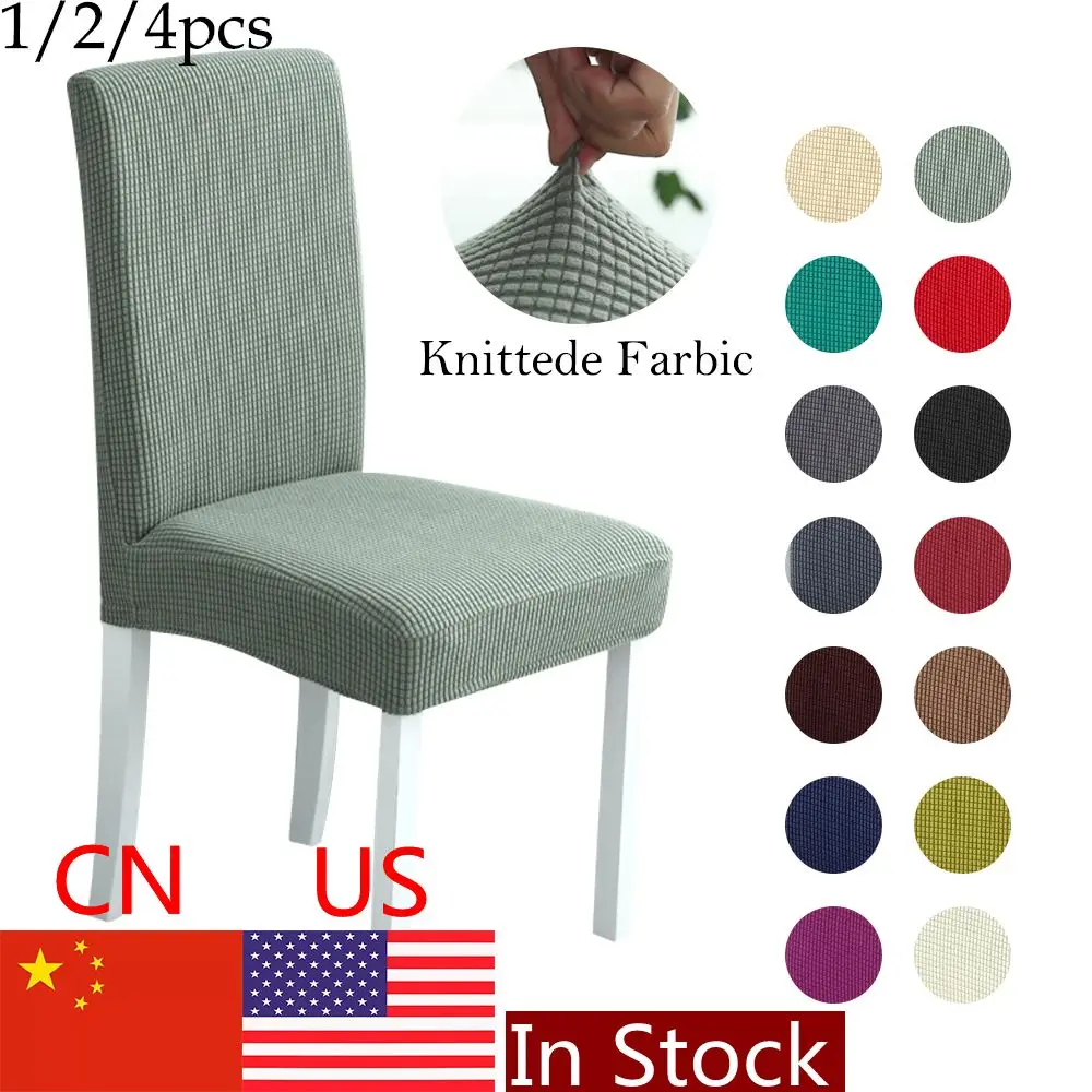 Сверхмягкий Чехол для стула из флиса 1/2/4/6 шт. эластичные Чехлы банкета
