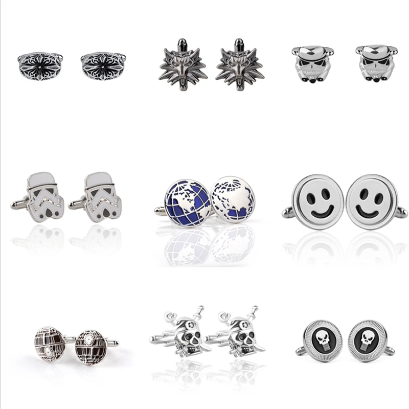 

2021 модные запонки для мужчин и женщин синие циркониевые конические запонки с кристаллами модные брендовые запонки высокого качества Сваде...