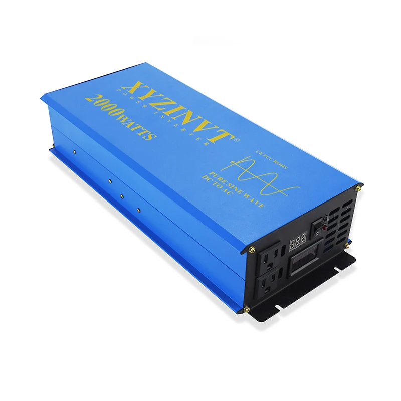 

2000W Pure Sine Wave Inverter 12V to 220V Car Power Converter 12V/24V/48V DC to 120V/220V/230V/240V AC Off Grid System Inverter