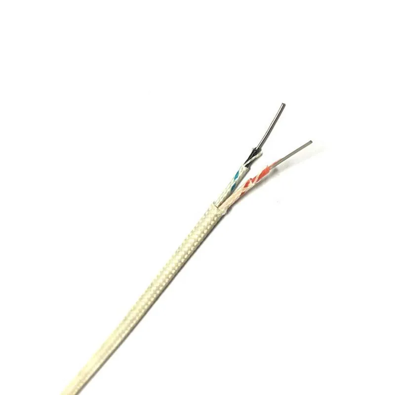 Термостойкий и водонепроницаемый провод термопары из стекловолокна ПТФЭ типа K