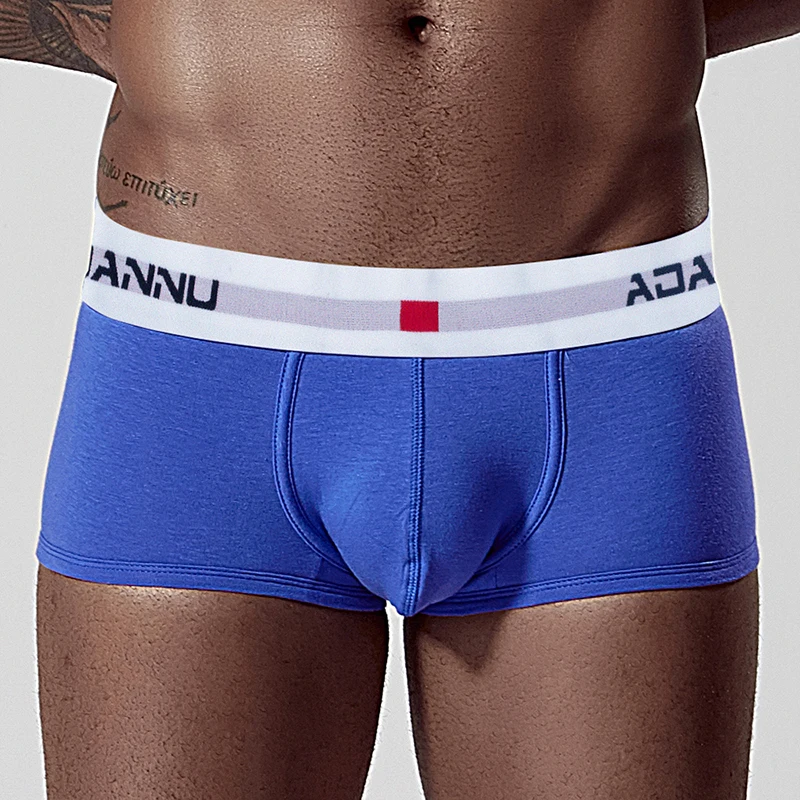 

5PCS 5 Color Sexy Men Underwear Cotton Men Boxer Cueca Tanga Male Pants Underpants U Pouch Breathable Men Shorts Calzoncillo