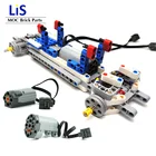 Набор деталей для шасси, совместимых с высокотехнологичным комплектом шасси для внедорожника, функция электропитания, средний серводвигатель, конструктор MOC, игрушка сделай сам