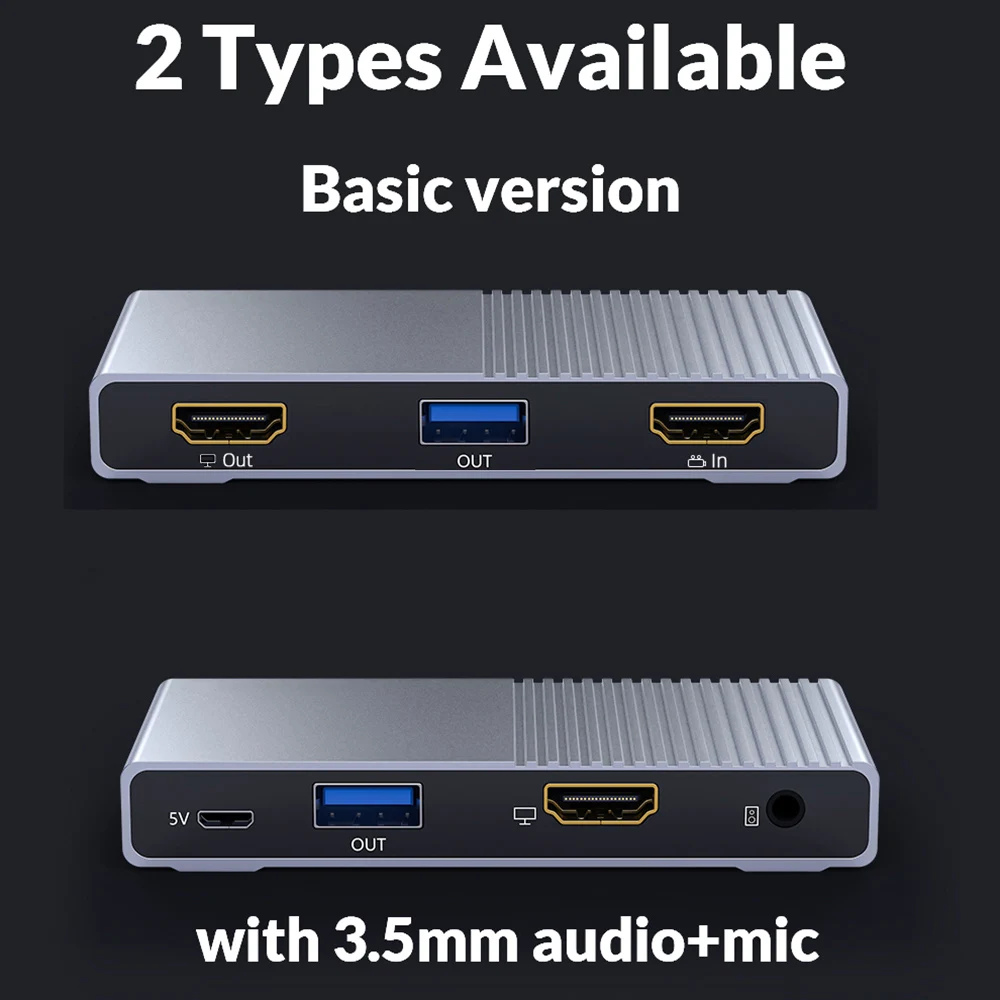 Unnlink USB 3 0 игра UVC Карта видеозахвата 1080P 60 Гц совместимому с HDMI запись прямые