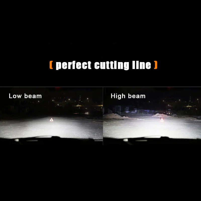 Светодиодные лампы для автомобильных фар PMFC COB H4 H7 LED 3000K 4300K 6500K 8000K 12V 8000LM H1 H11 HB3 9006