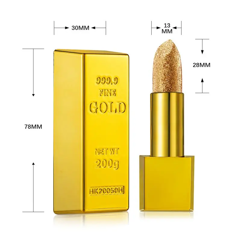 

Glitter Lipstick Diamond Shining Lipstick Moisturizing Waterproof Velvet Matte Lipstick For Girls Women Lip Colour Makeup