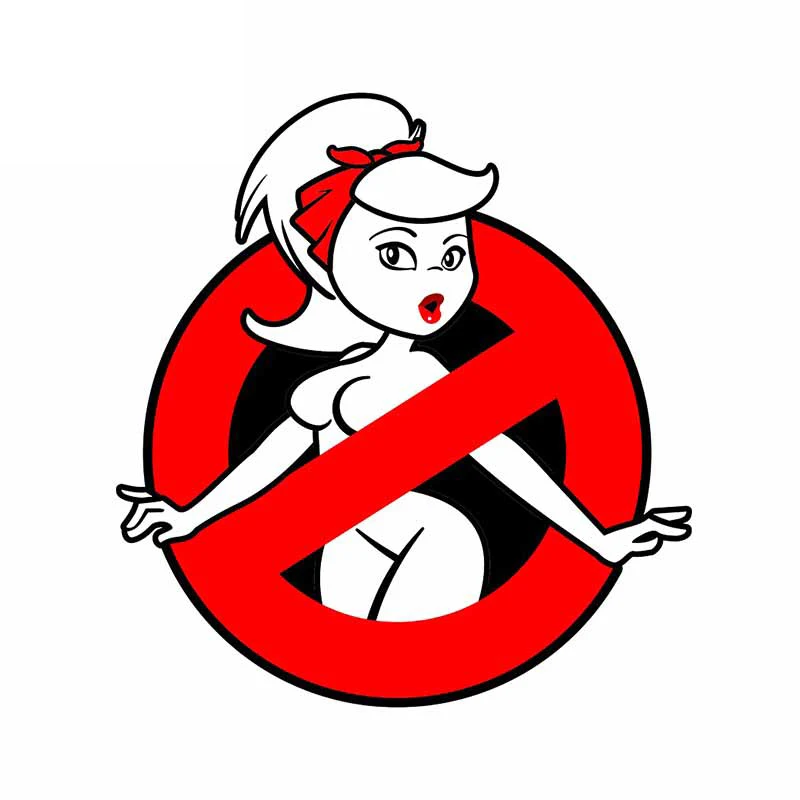 

Car Stickers Ghost Female Pattern Waterproof Personality Suitable for Window Covering Scratch Stickers PVC, 13cm * 12cm