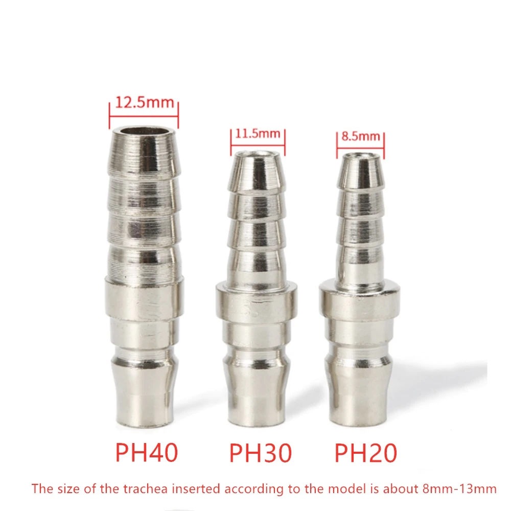 Самоблокирующаяся Воздушная трубка типа C, быстроразъемный воздушный компрессор, соединительный шланг PP SP PF SF PH SH PM SM 10 20 30 40, 1 шт.