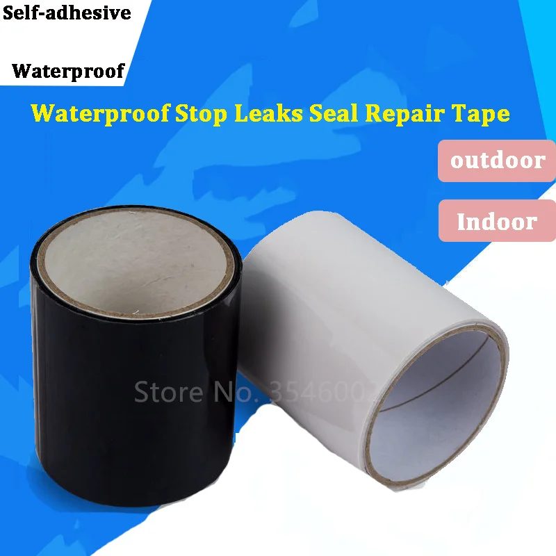 

Прочная клейкая изоляционная лента, сверхпрочная Водонепроницаемая ремонтная лента для предотвращения утечек, эффективная самоклеящаяся ...