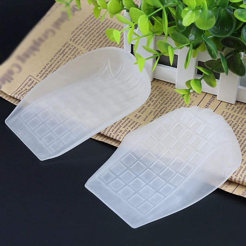 1 пара прозрачные мягкие подушечки для пятки силиконовый гель противоскользящие