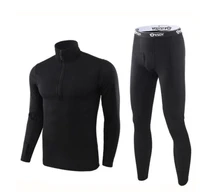 esdy motorcycle thermal underwear set quick dry stretch men thermo underwear running t shirt set tight long tops pants m 2xl