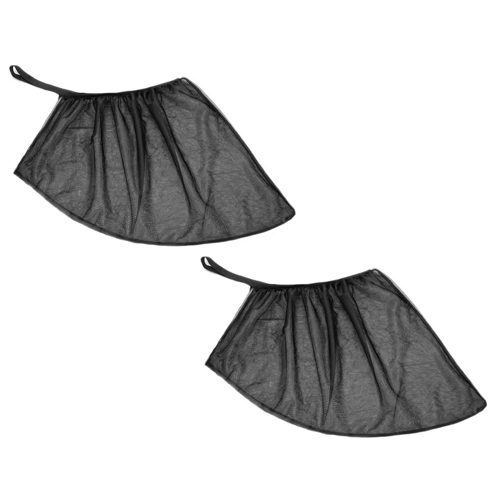 Автомобильный солнцезащитный козырек 2 шт./компл. шикарный сетчатый для боковых