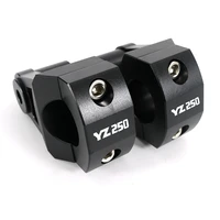fit for yamaha yz250 2007 2020 28mm 1 18 motorcycle aluminum handlebar fat bar risers mount clamp