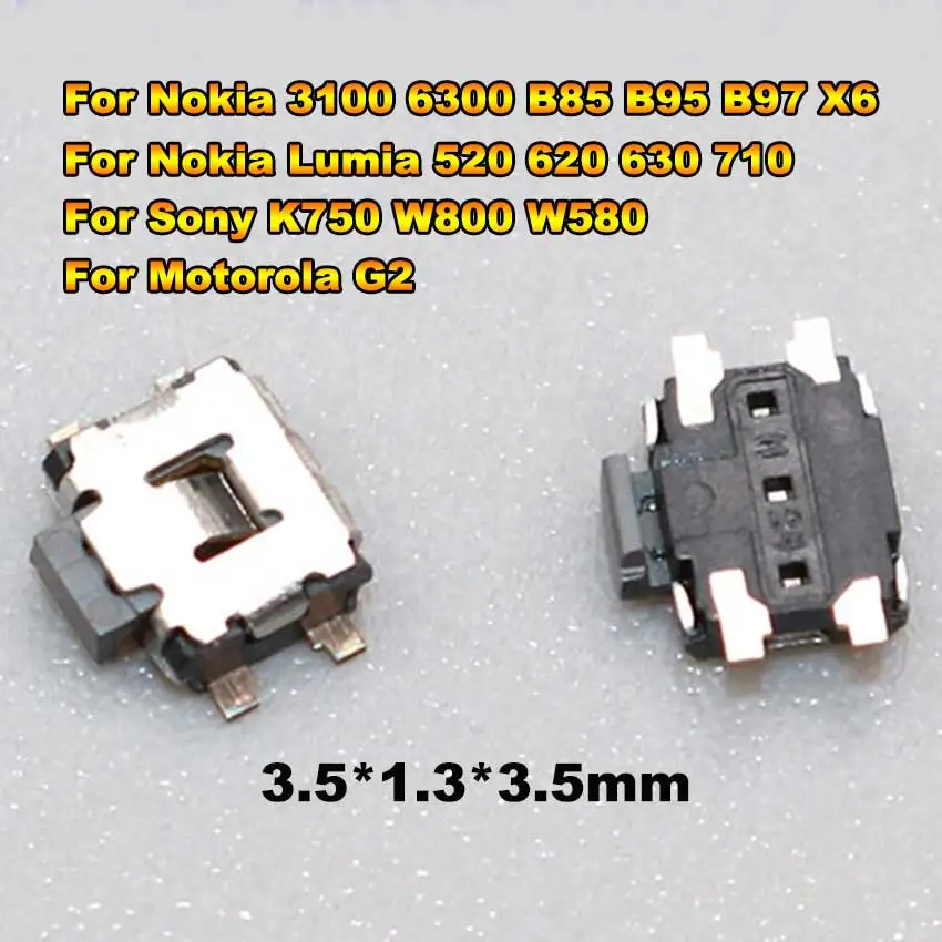 Cltgxdd 10 шт. кнопка включения и выключения 4Pin SMD для Nokia Lumia 520 620 515 630 530 930 Sony K750 W800 W580