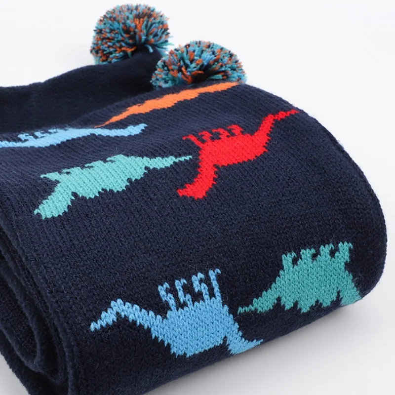 

2Pcs Baby Hat Scarf Set Winter Spring Autumn Warm Knit Baby Cap Bonnet Kids Hat Boy Girl Caps Boys Girls Crochet Beanie