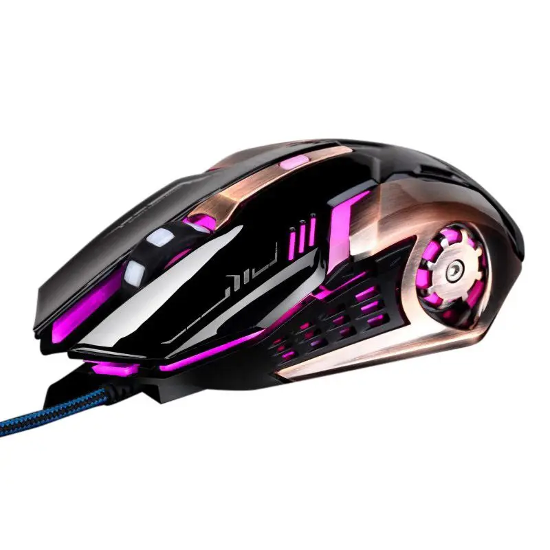 Аксессуары для компьютера персональный светодиодный проводная мышь ноутбука USB 1