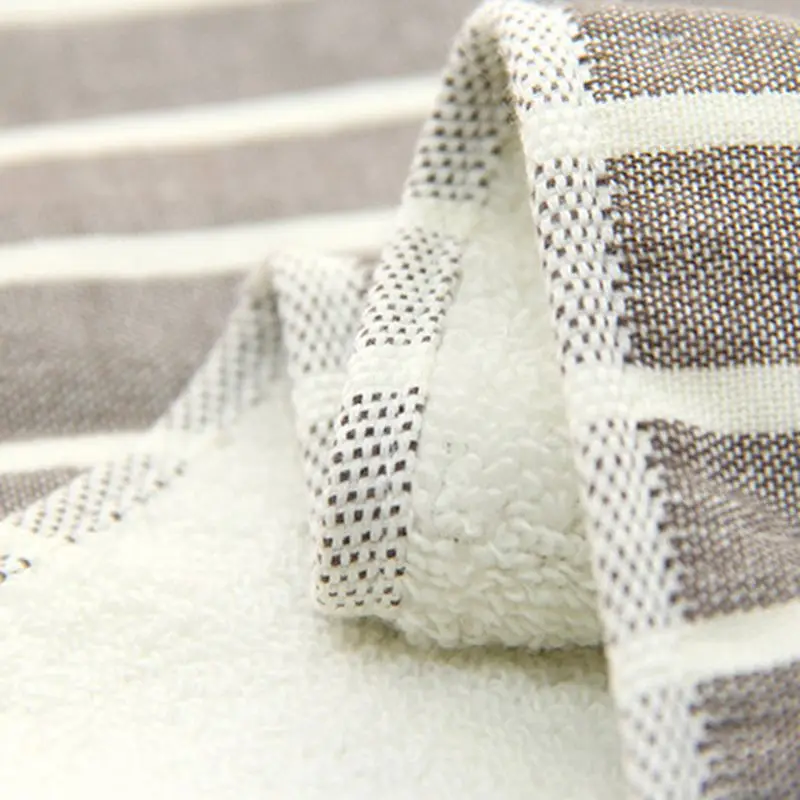Высококачественное мягкое Полосатое Марлевое хлопковое впитывающее полотенце