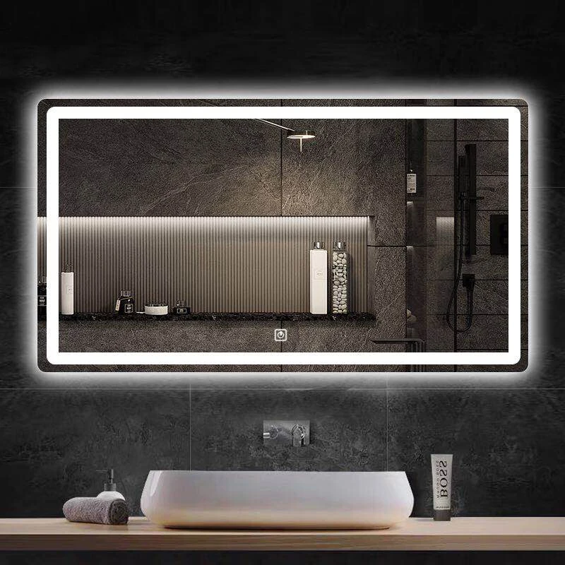 

Прямоугольное умное зеркало с Bluetooth и подсветкой, 50x70 см