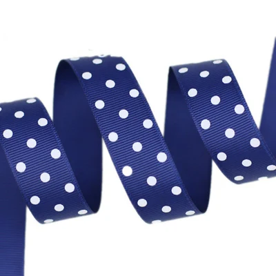 (2 м/лот) мультяшная лента в горошек 22 мм с рисунком белая красная розовая красивая