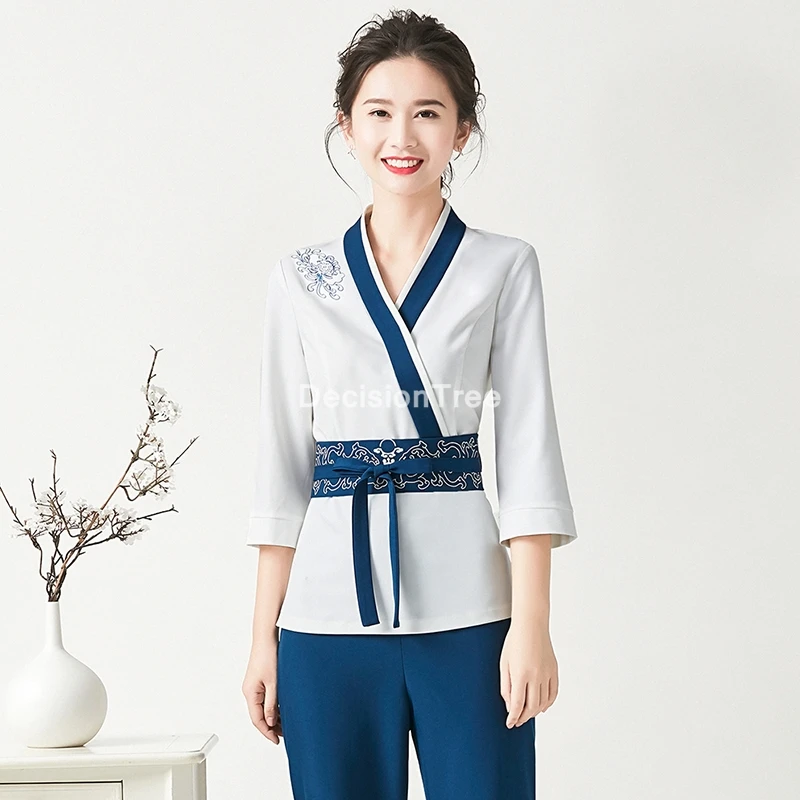 2021 корейский салон красоты косметологическая Униформа спа оздоровительный