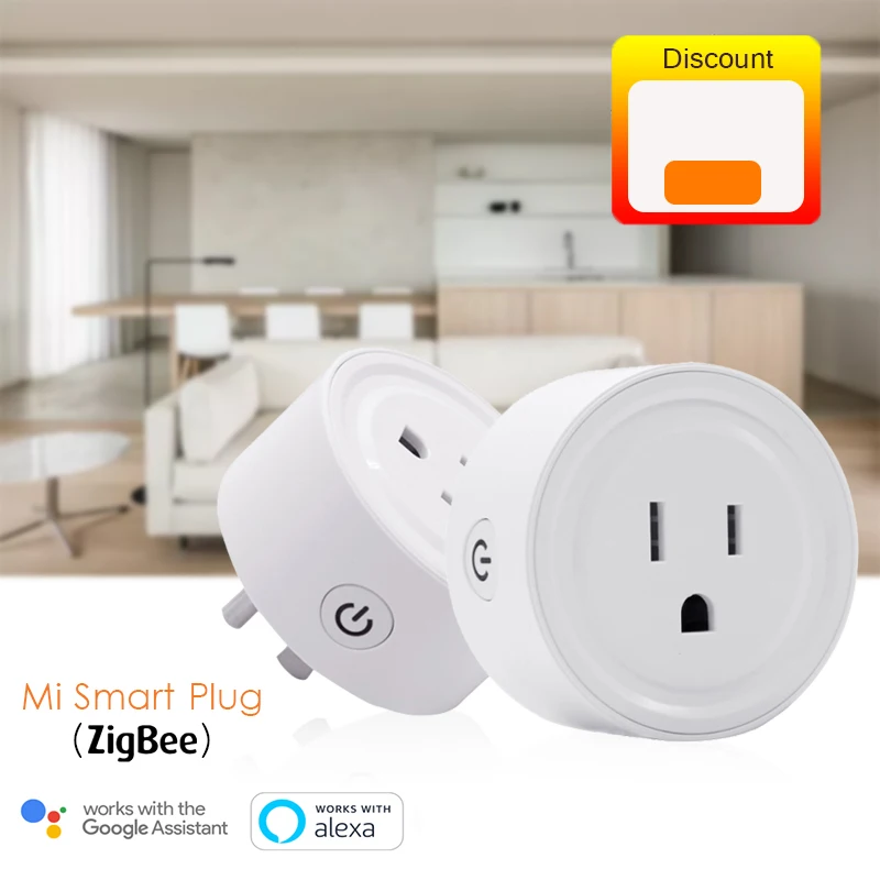 

WiFi Smart Socket Mobile Remote Control EWeLink APP Timing Plug Voice Control Socket UK US Plug Work With Alexa Google Assistant