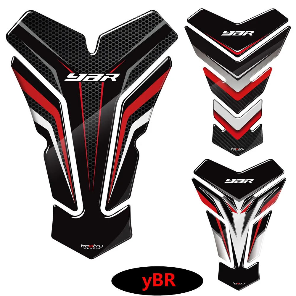 3D наклейка на мотоцикл протектор для бака с газовым топливом и маслом Бака Yamaha YBR