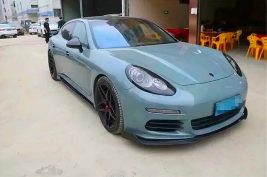 Высокое качество углеродного волокна бампер автомобиля боковые юбки протектор