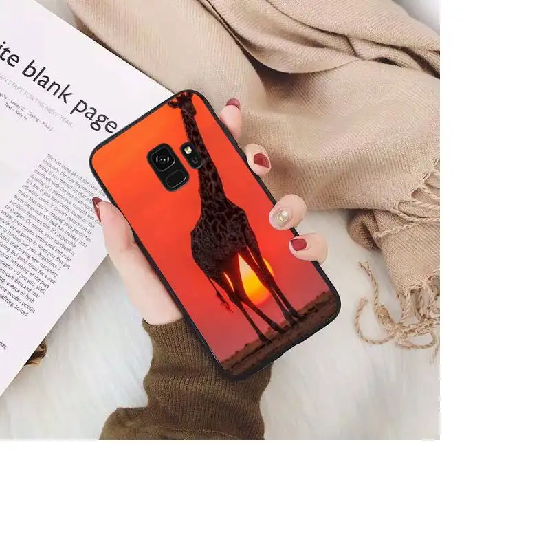 

YNDFCNB cute giraffe Phone Case For Samsung Galaxy S20 S10 Plus S10E S5 S6 S7edge S8 S9 S9Plus S10lite 2020