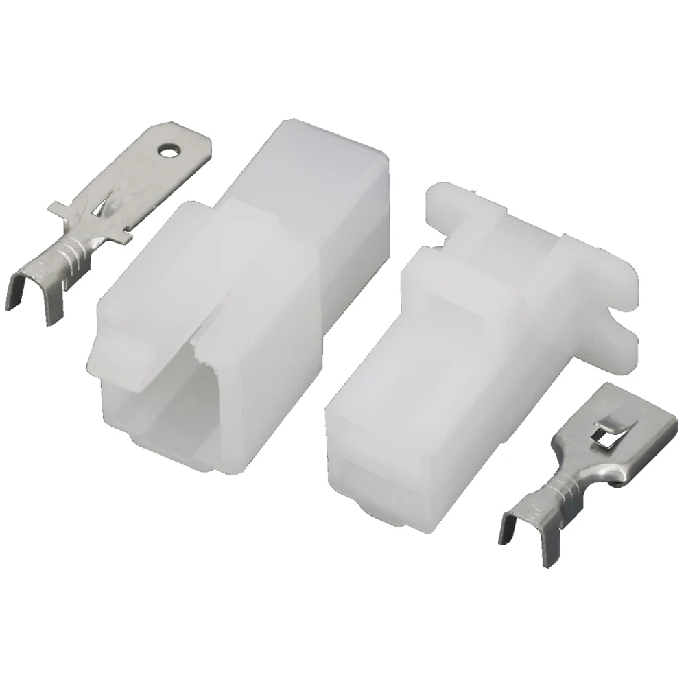 2 контактный автомобильный соединитель Автомобильный штекер с терминалом DJ70224 6.3