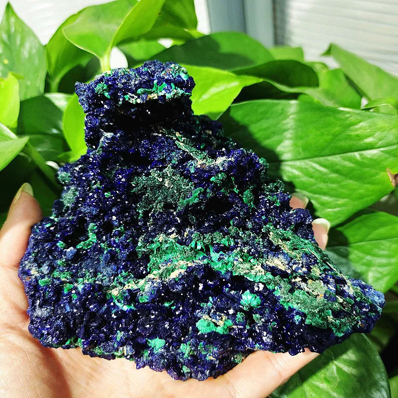 

AAA High quality Natural stone azurite and malachite symbiotic mineral crystal specimens Stones and powerful Healing crystals
