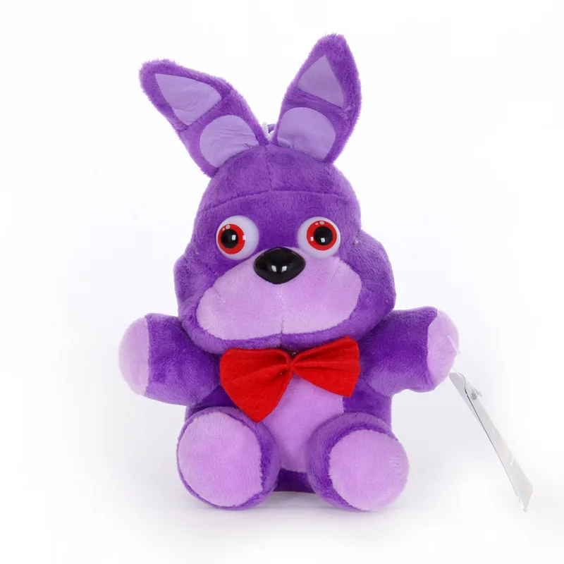 Purple 1 1 шт. 15-25 см поступление пять ночей у Фредди 4 FNAF плюшевые игрушки подвесной зажим брелок мягкие игрушки для подарки для детей - Цвет: Purple 1