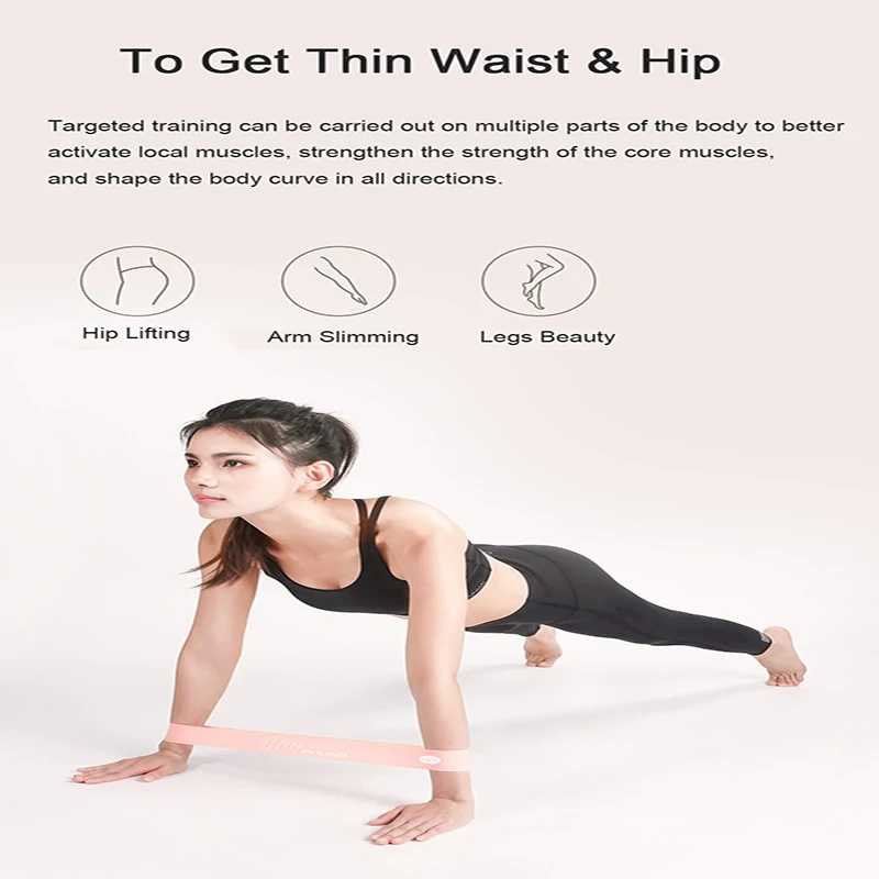 4 шт эластичный ремень для йоги Фитнес Эспандеры лента ремешок Браслеты жгуты