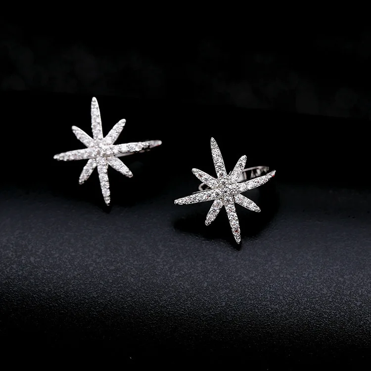 Метеор клип Мода инкрустированные циркон earbone личность ювелирные серьги