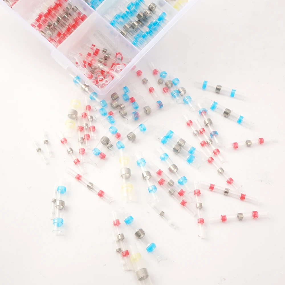 

640PCS Heat Shrink Connectors Waterproof Solder Wire Connectors & Heat Shrink Butt Crimp Connectors - Electrical Connectors