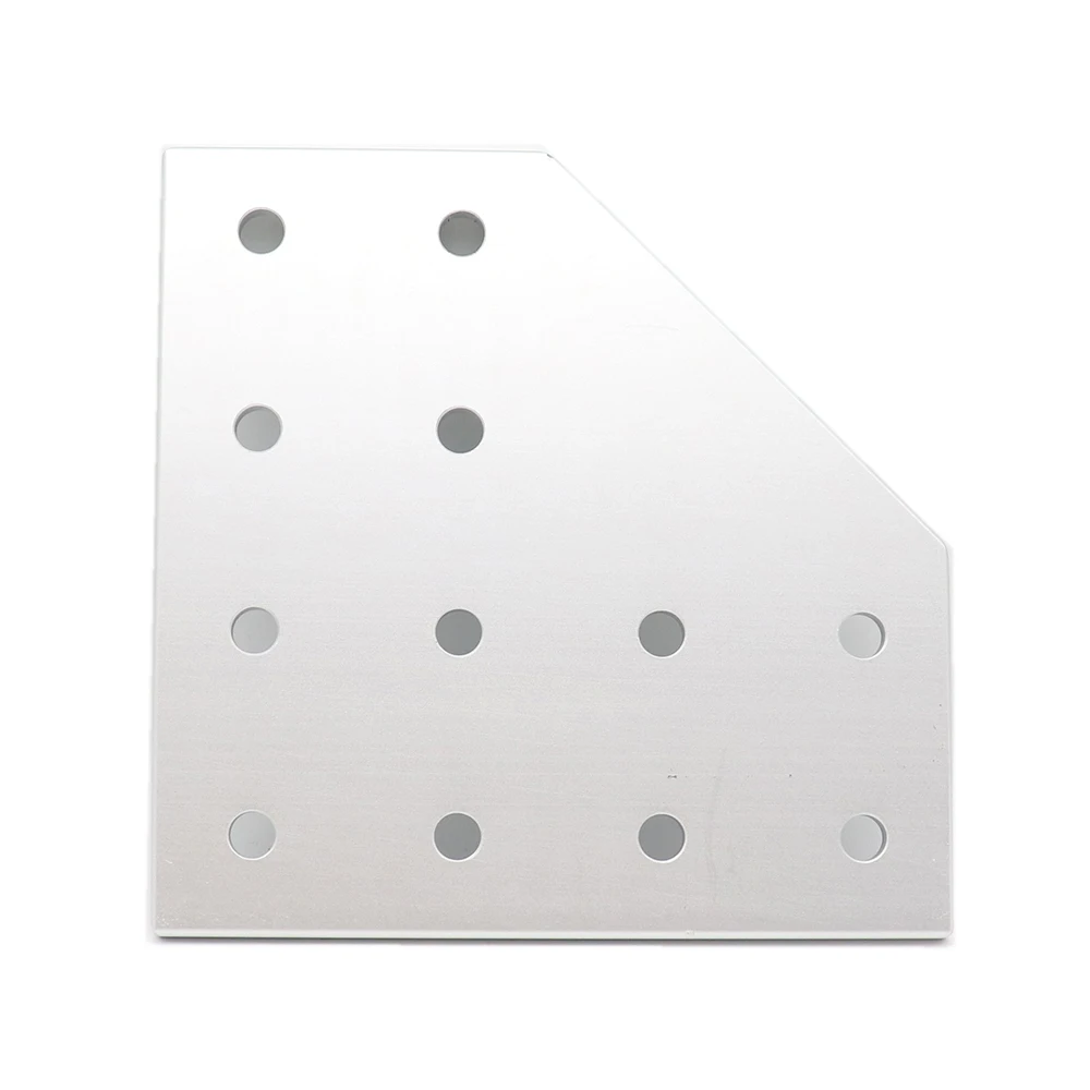 5PCS 12 hole 6060L-12 L type 90 Degree Joint Board Plate Corner Angle Bracket Connection Strip for Aluminum Profile | Обустройство