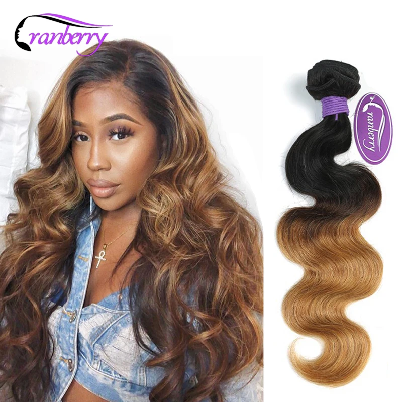 3 тона волнистых бразильских волос шт./лот|Пучки объемные для наращивания 3/4| |