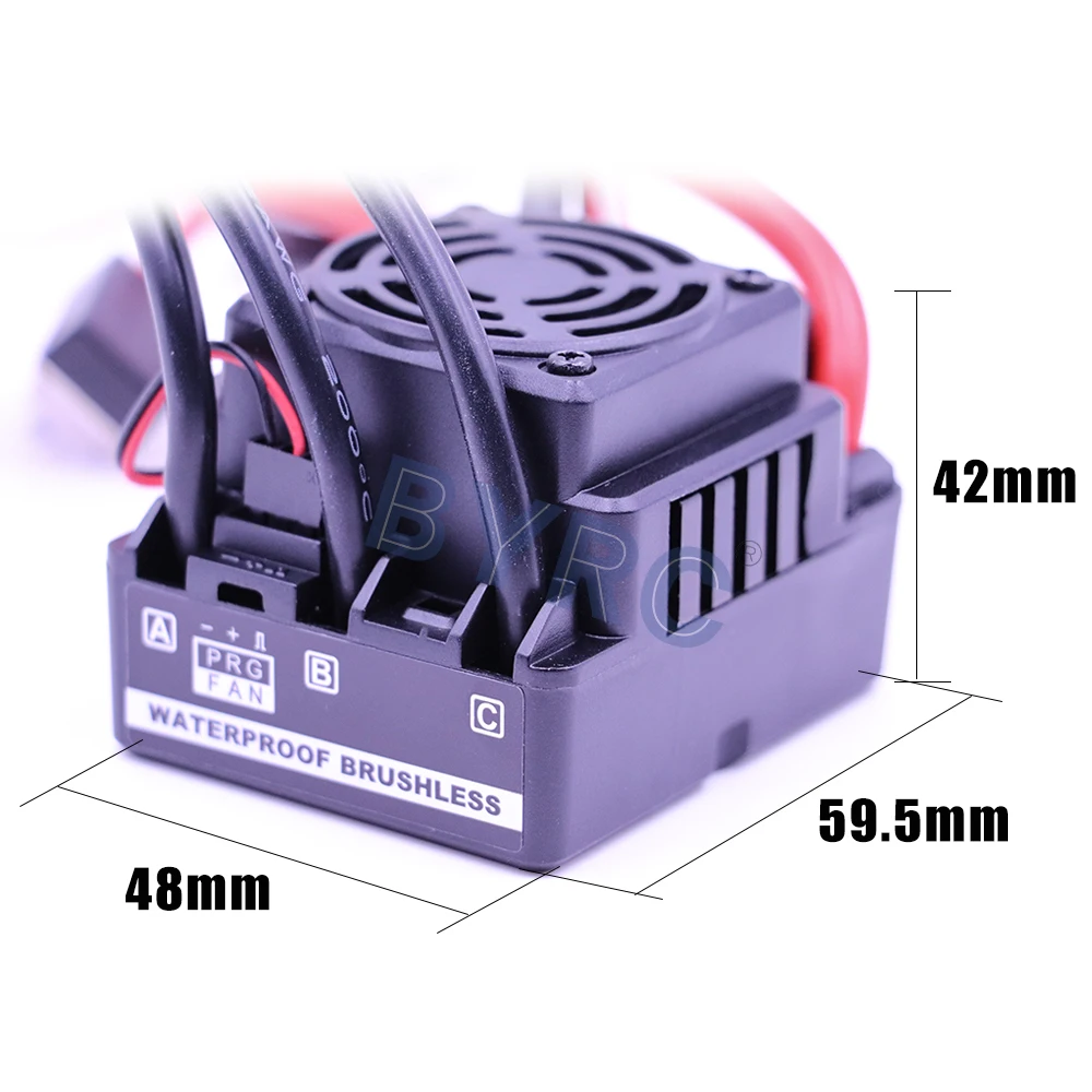 HOBBYWING waterproof 150A WP-8BL 150 RTR Brushless Sensorless ESC Speed Controller For 1/8RC Cars Touring Car Truggy Buggy | Игрушки и