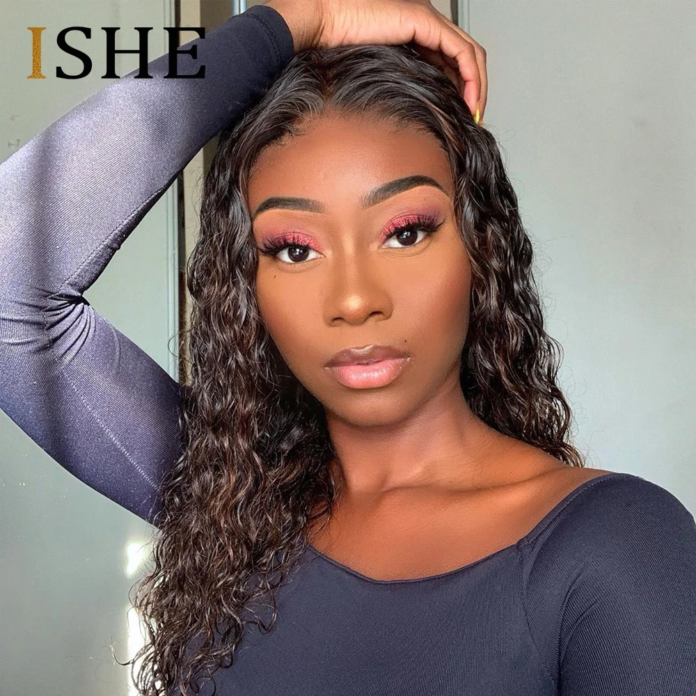 Кудрявый парик с изображением медового блондинка 13x4 из человеческих волос