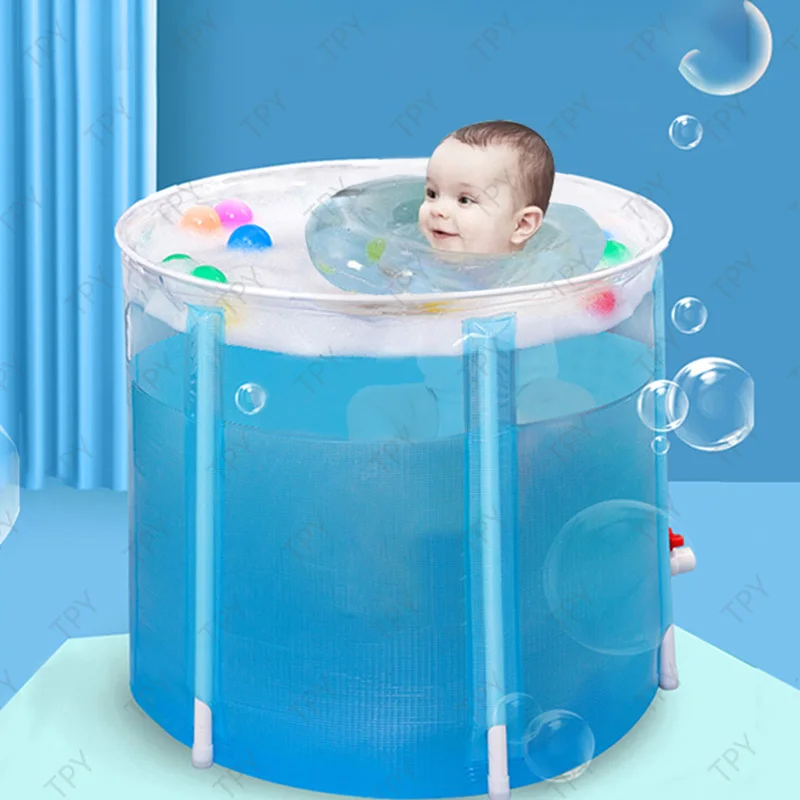 Портативная пластиковая Ванна Складная для спа утолщенная отдельно стоящая