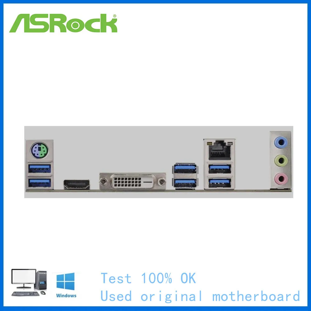 Материнская плата для компьютера ASRock Z170 Pro4S материнская LGA 1151 DDR4 настольного б/у