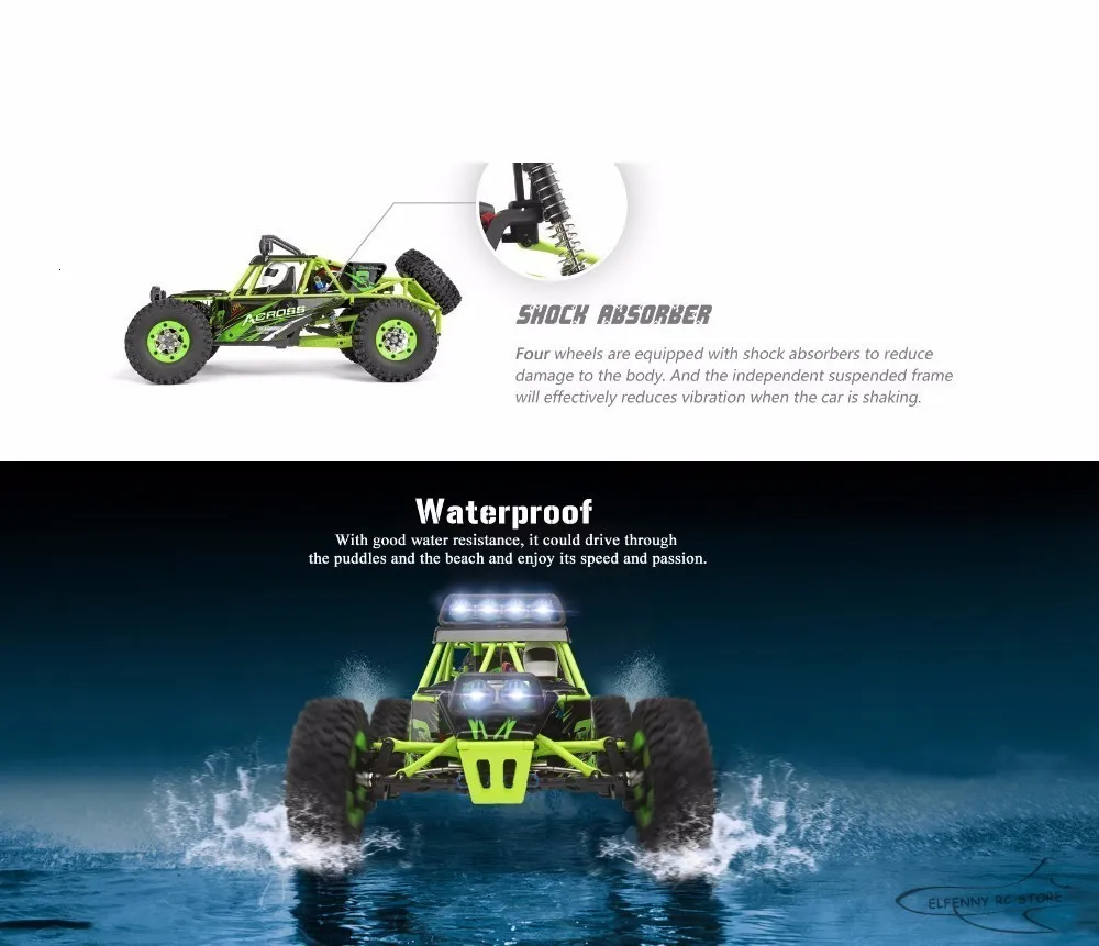 Wltoys 12428 RC автомобиль 1/12 2,4G 4WD электрические машины матовый Рок Гусеничный RTR радиоуправляемые игрушки автомобиль внедорожник йети