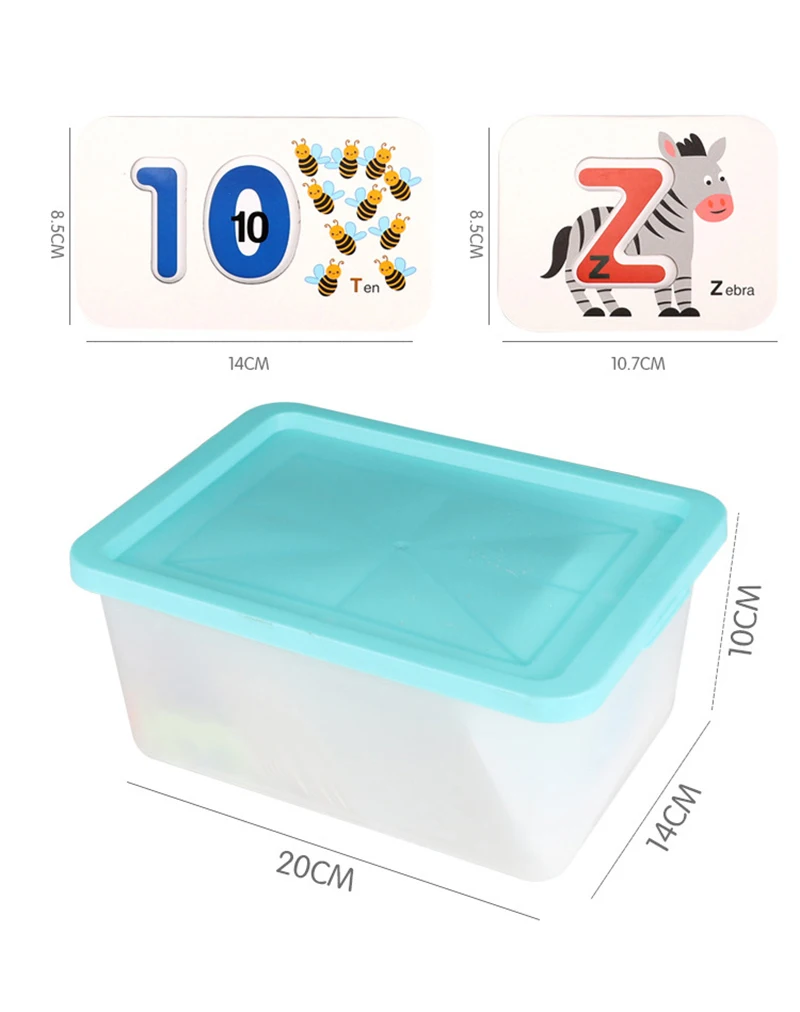 

Children Educational Toys Letter Matching Puzzle Kids Cognitive Teaching Aids Wooden Recognize Digital Jigsaw Montessori Toys