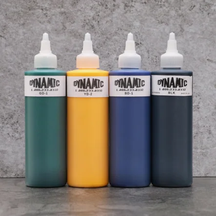 Высокое качество 9 цветов бренд Dynamic краска для татуировок Перманентный макияж